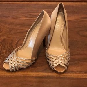 Lauren Ralph Lauren nude heels
